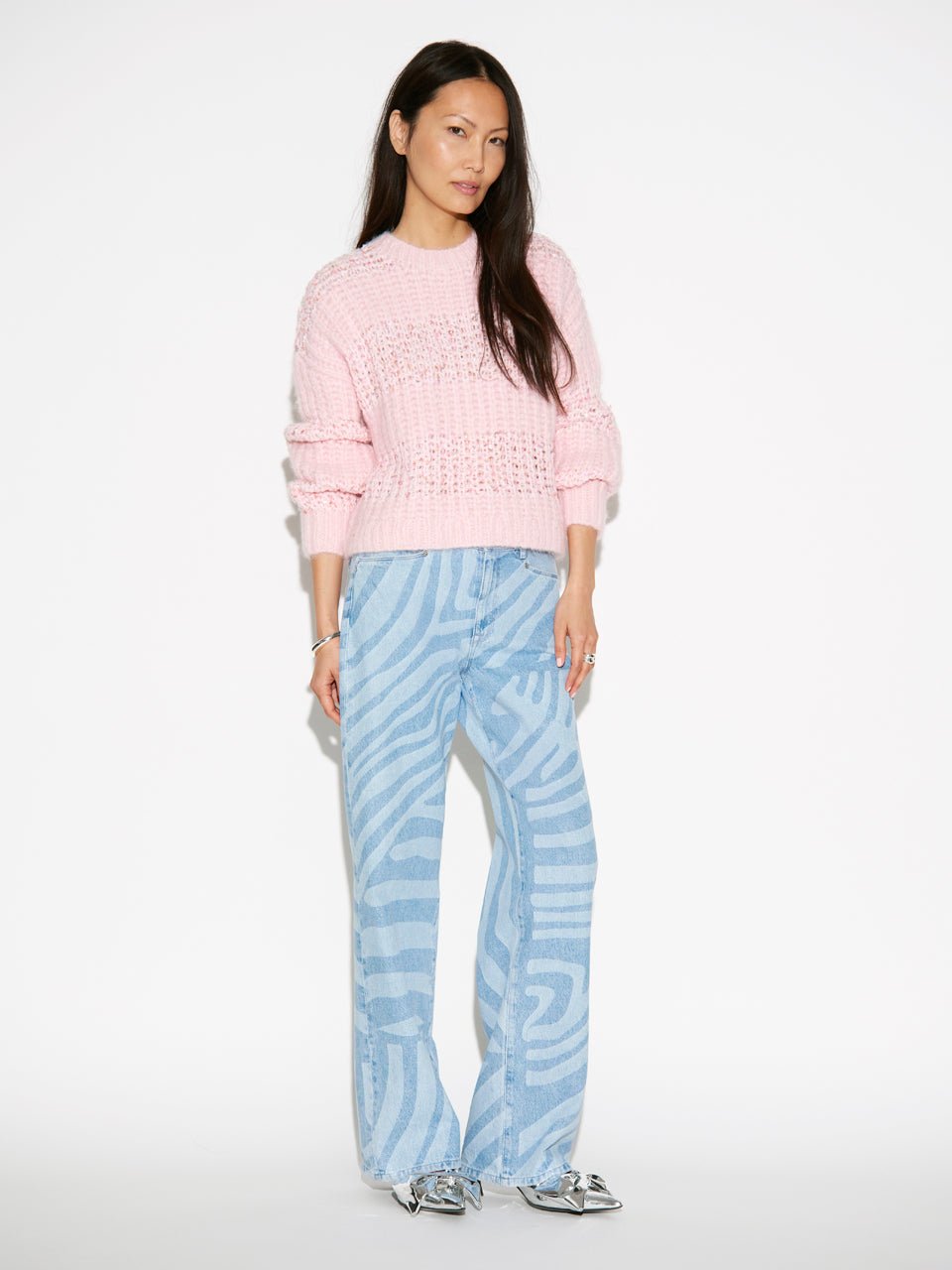 Zamo Stripe Sweater - HEY LOU STUDIO