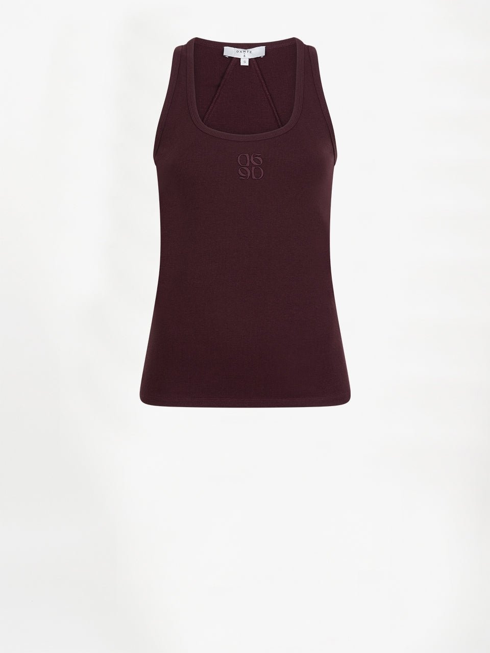 Dante6 - Zora scoop neck logo tanktop - HEY LOU STUDIO