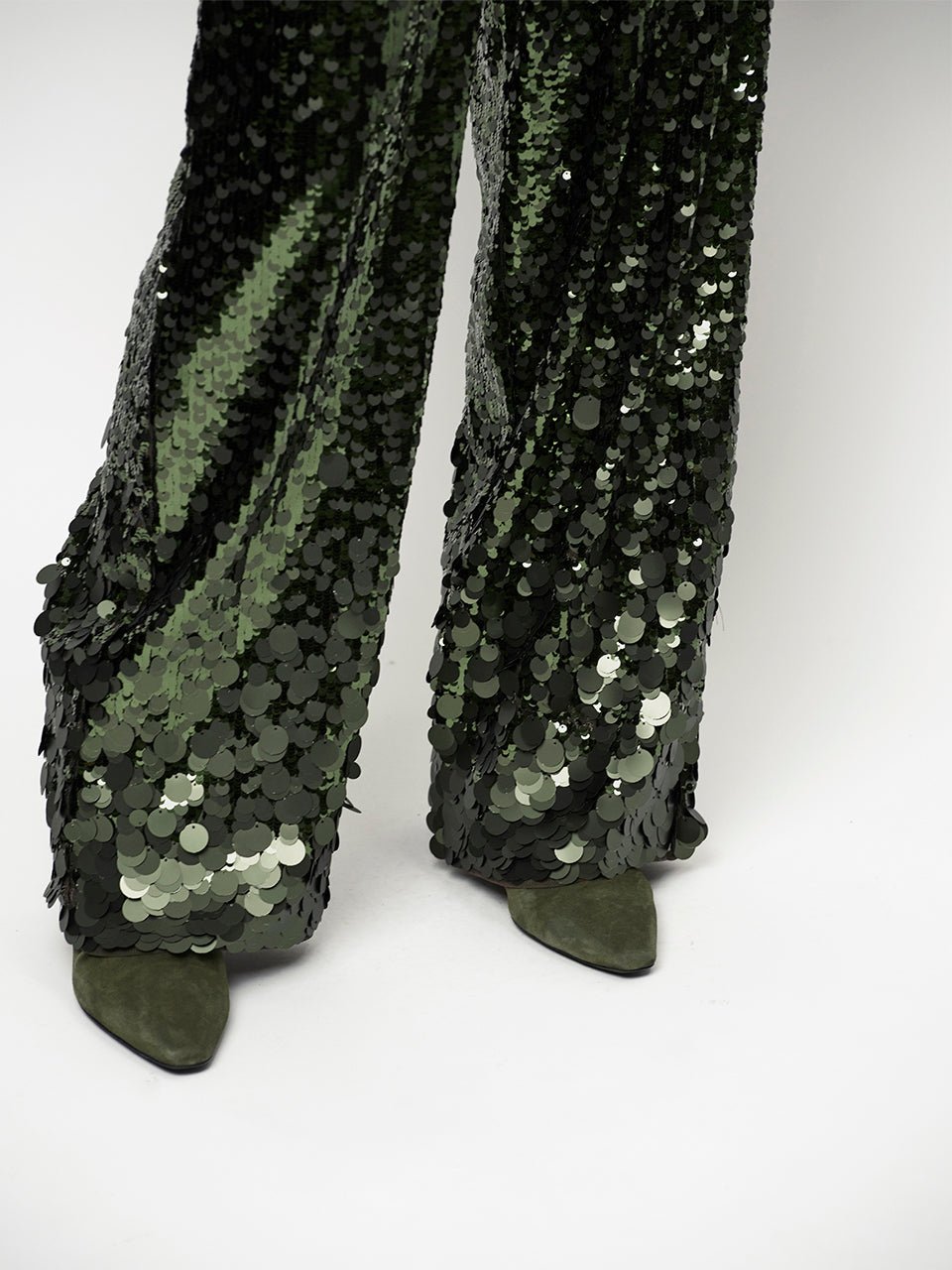 Saluz Hose mit Pailletten - HEY LOU STUDIO