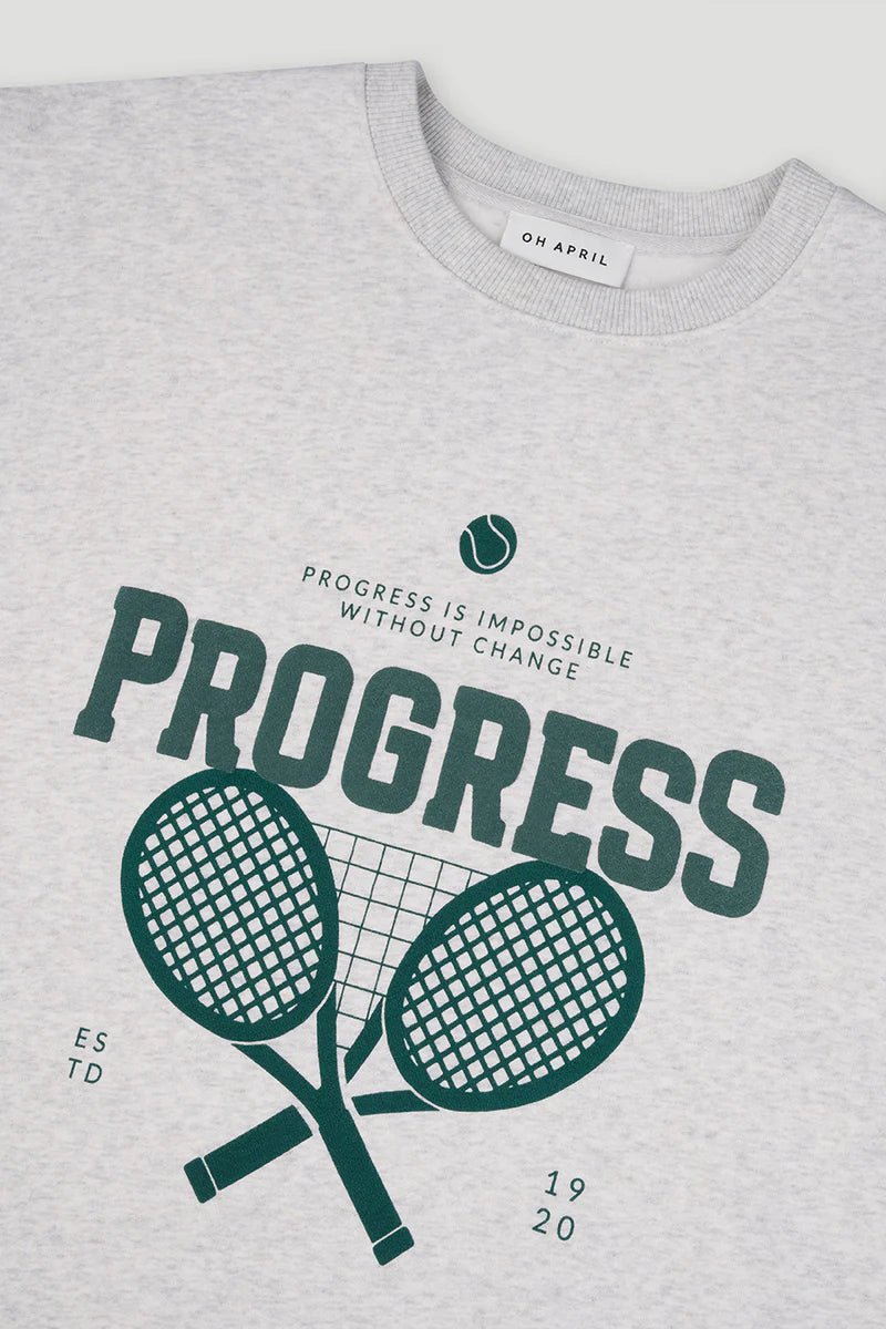 Oversized Sweater Grey Progress - HEY LOU STUDIO