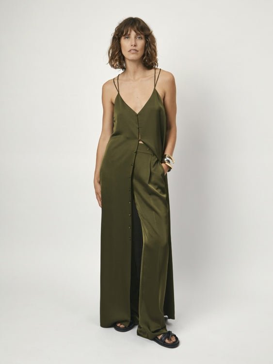 D6Loan Satin dress - HEY LOU STUDIO