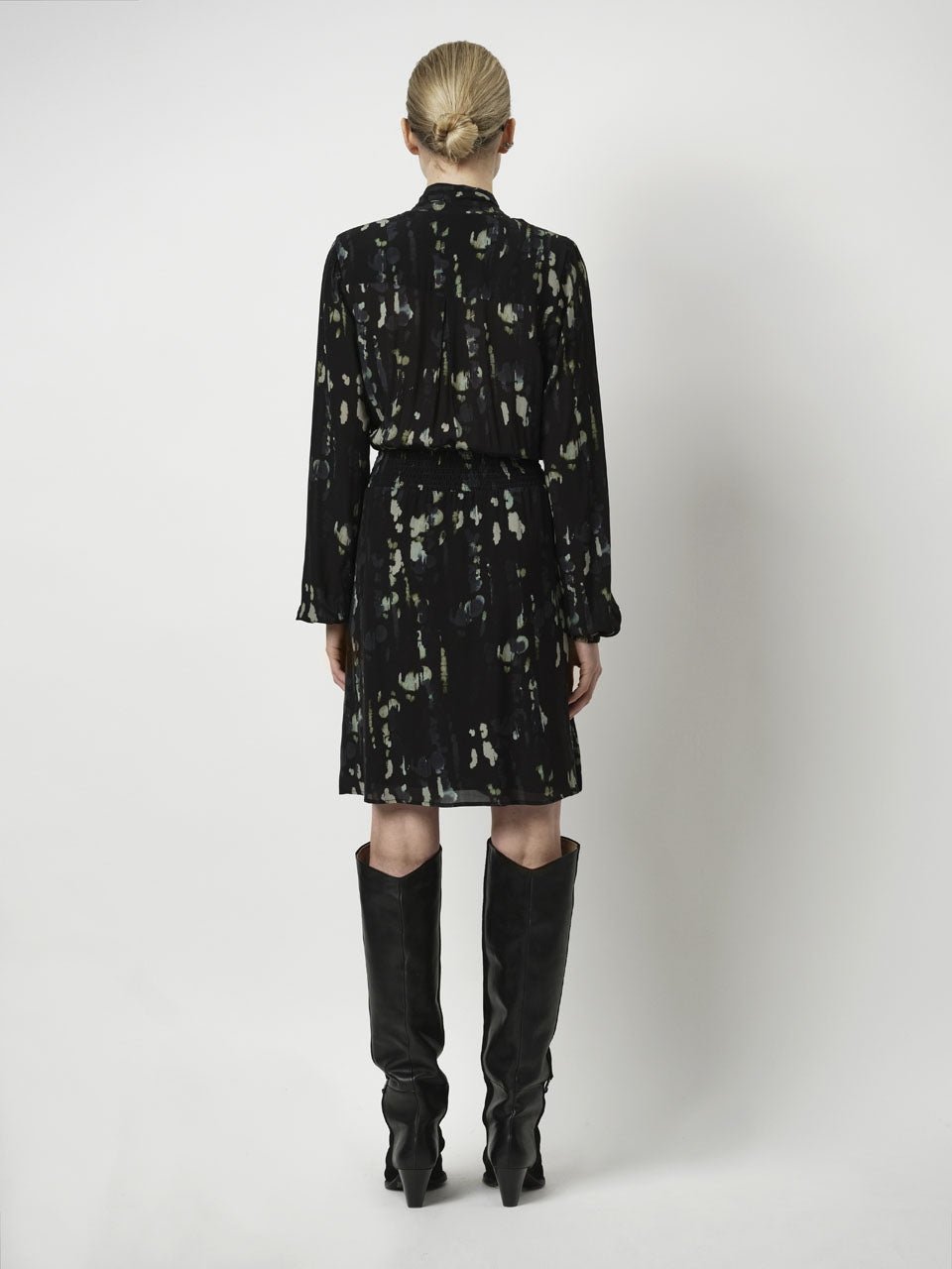 Pallas printed mini Skirt dress - HEY LOU STUDIO