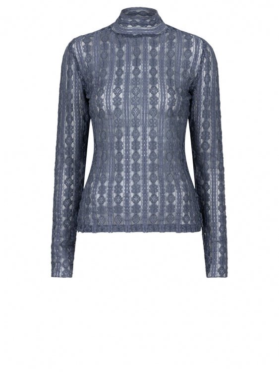 Saito Lace longsleeve top - HEY LOU STUDIO