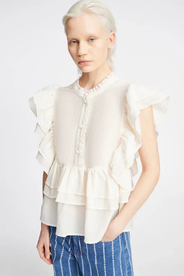 Fulton Bluse - HEY LOU STUDIO