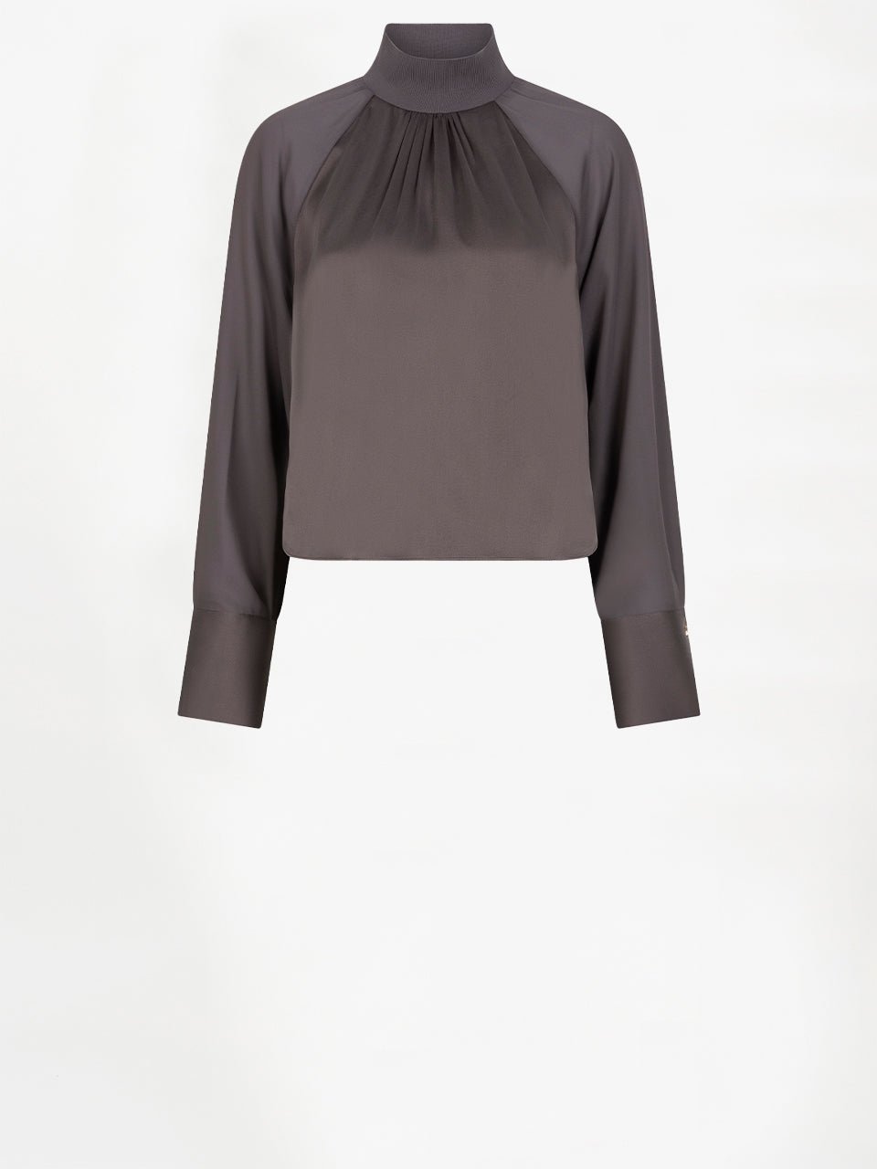 Dante6 Estela silk mixed top - HEY LOU STUDIO