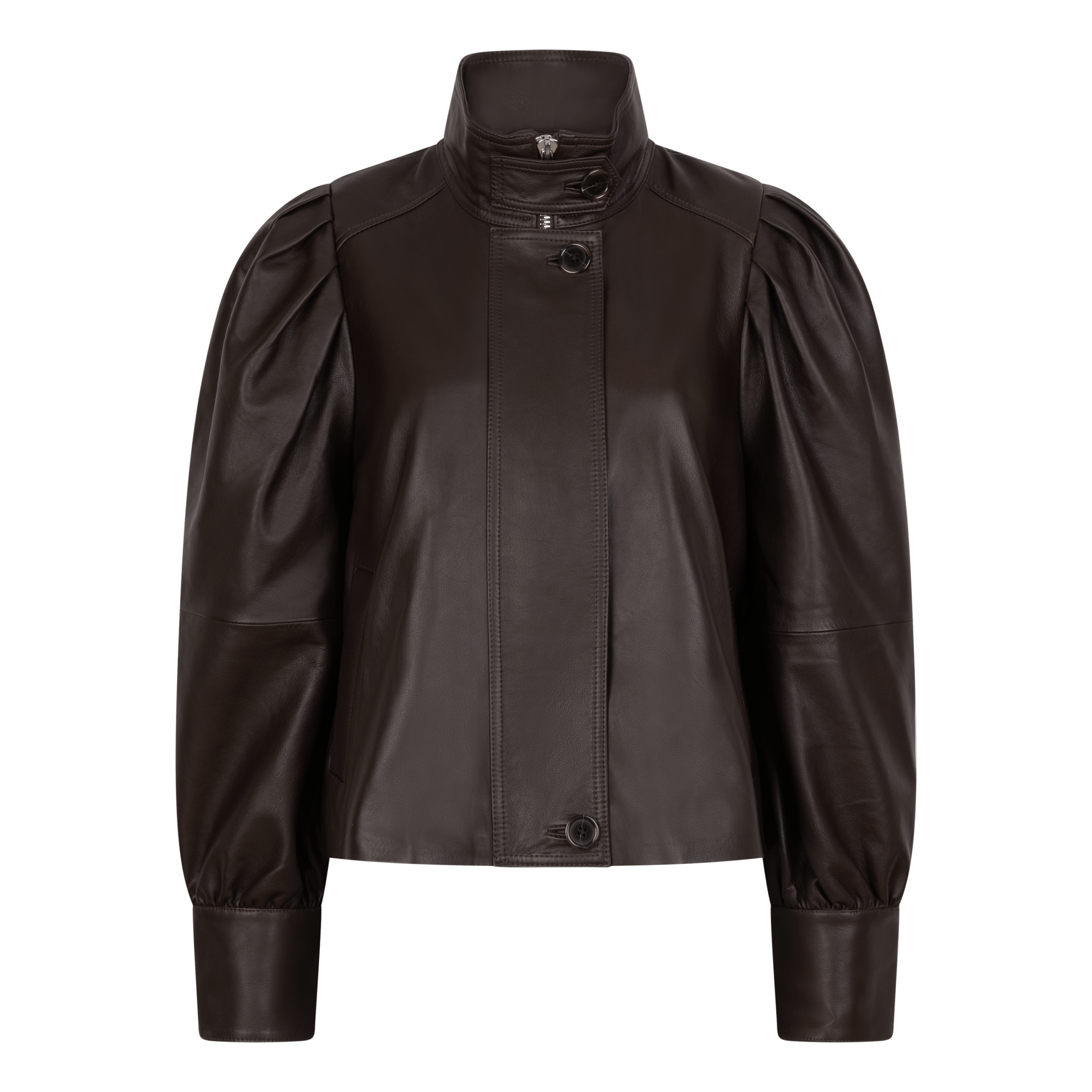 Dante6 Kyrilo cropped leather Jacket - HEY LOU STUDIO