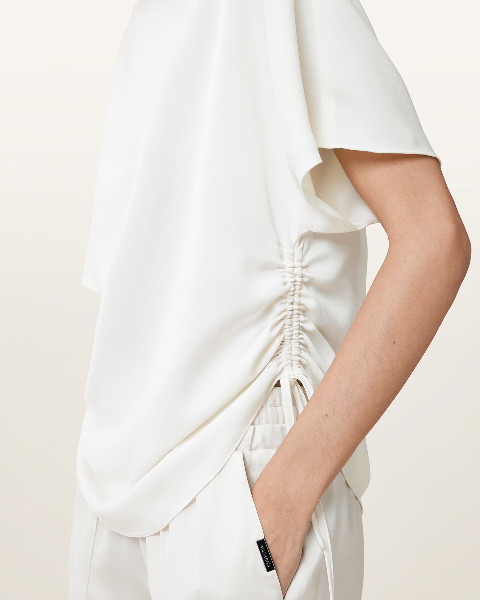 ALLSAINTS Leslie Top Antique White - HEY LOU STUDIO