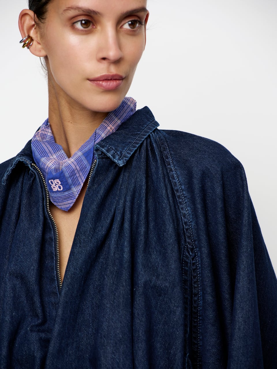 Dante6 Cassi balloony Denim Jacke - HEY LOU STUDIO