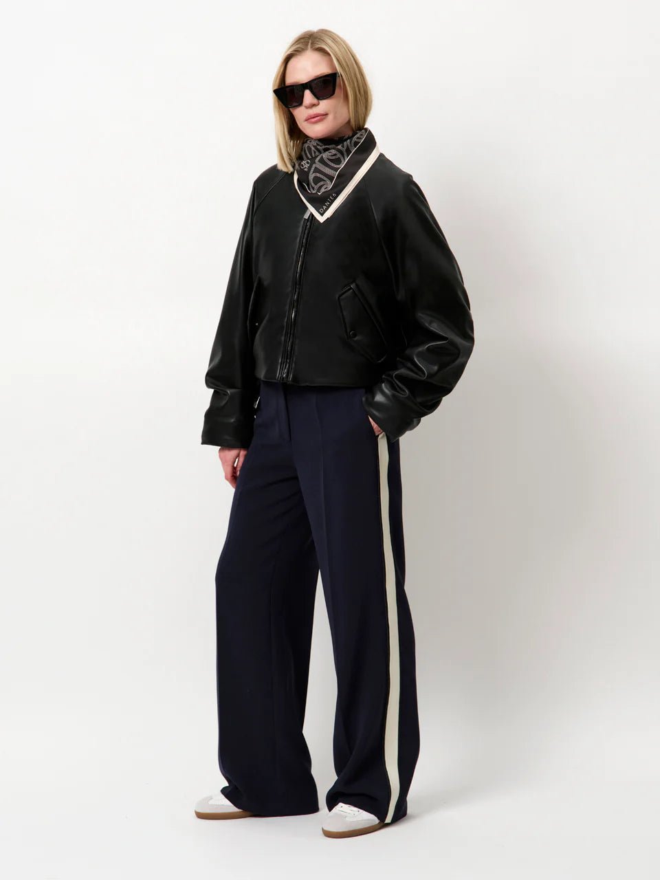 Striped Track Pants - HEY LOU STUDIO