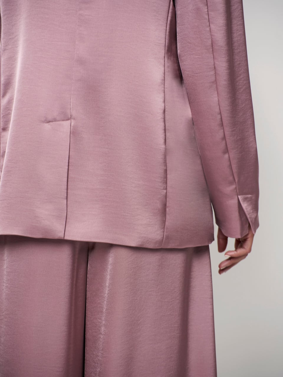 Dante6 Sevigny relaxed Satin Blazer - HEY LOU STUDIO