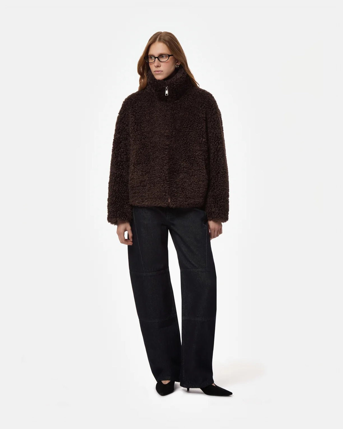 Brooks Bouclé Coat - HEY LOU STUDIO