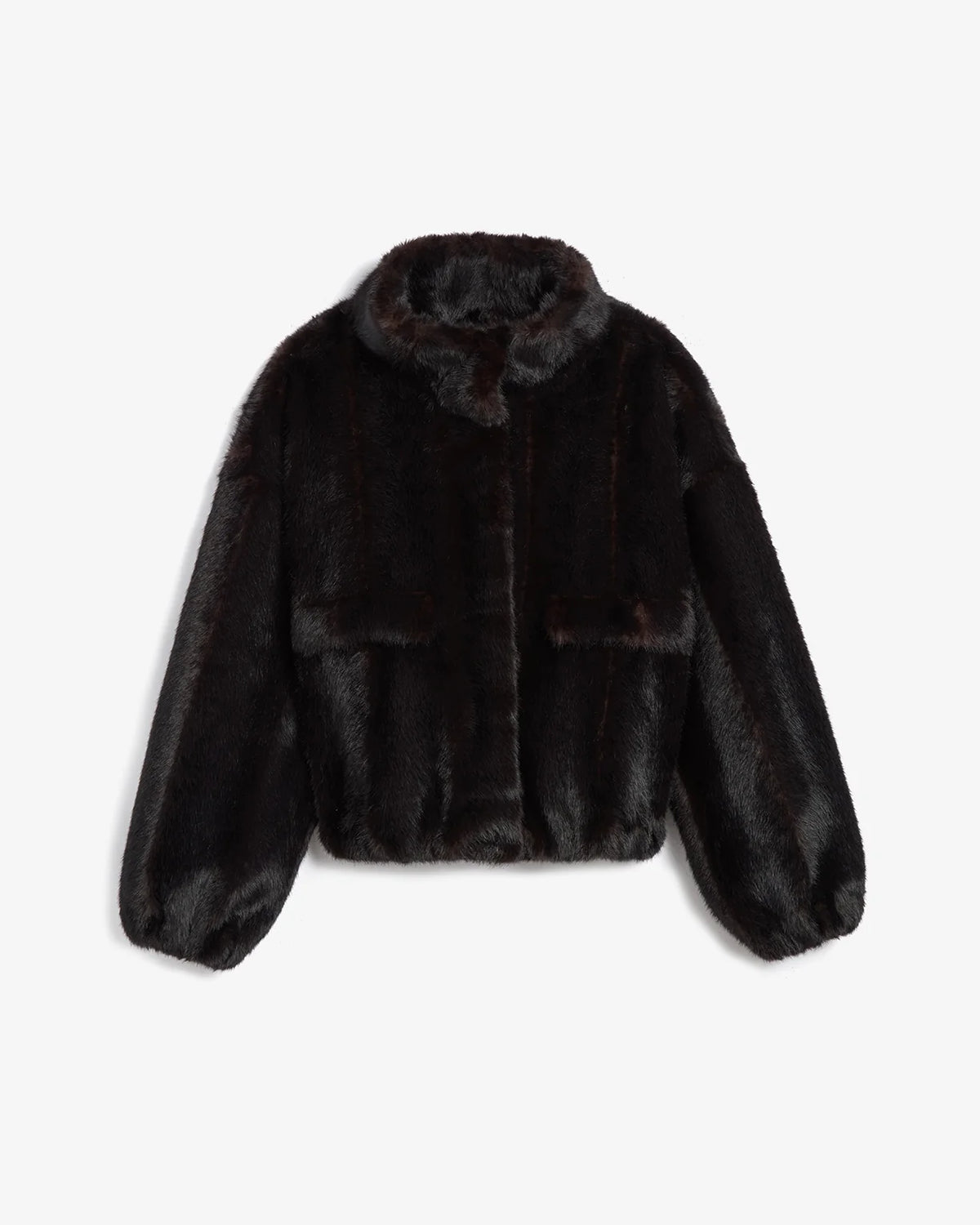 Iris Mink Bomberjacke Noir Multi
