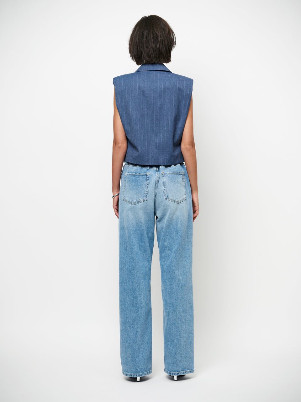 Jarod Nadelstreifenweste - HEY LOU STUDIO