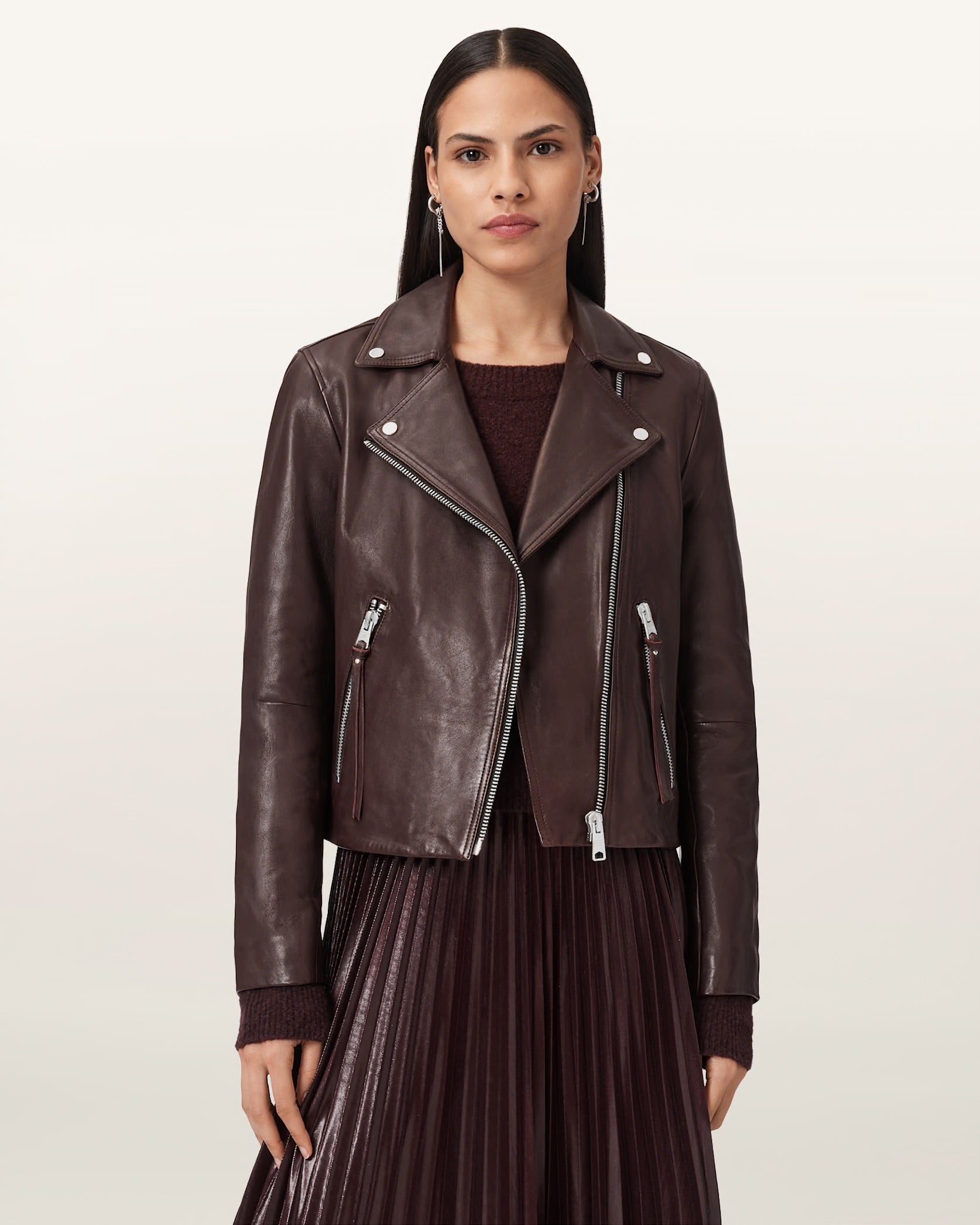 Dalby Biker oxblood red - HEY LOU STUDIO