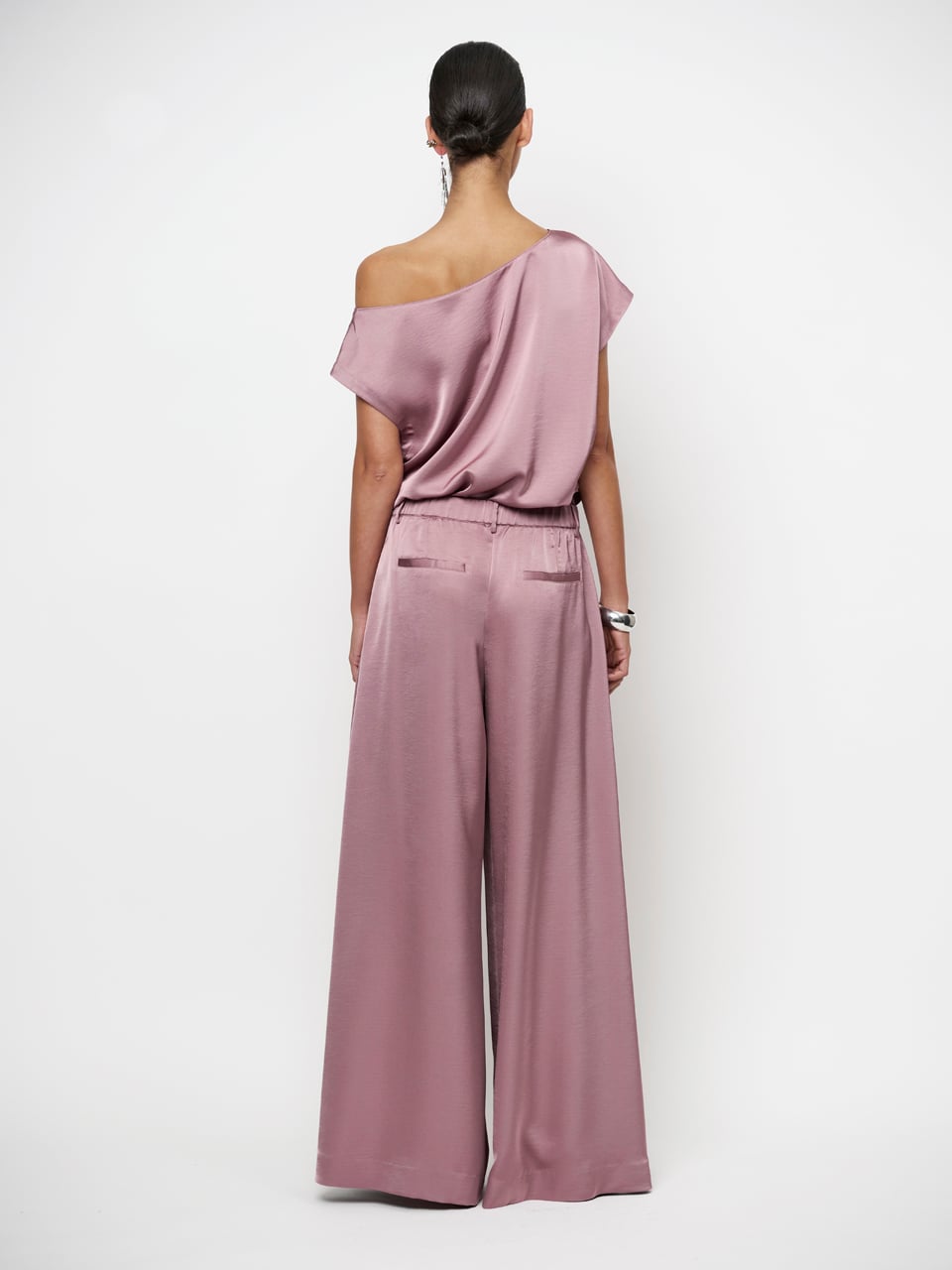 Dante6 Onique wide leg Satin Hose