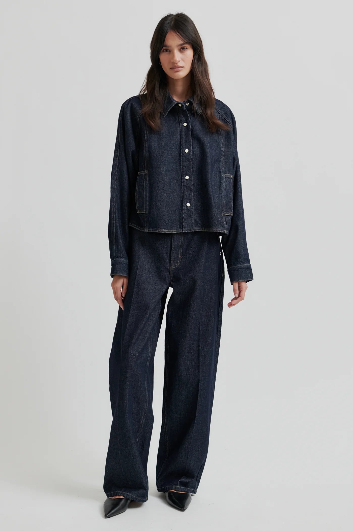 Columbus New Denim Trousers - HEY LOU STUDIO