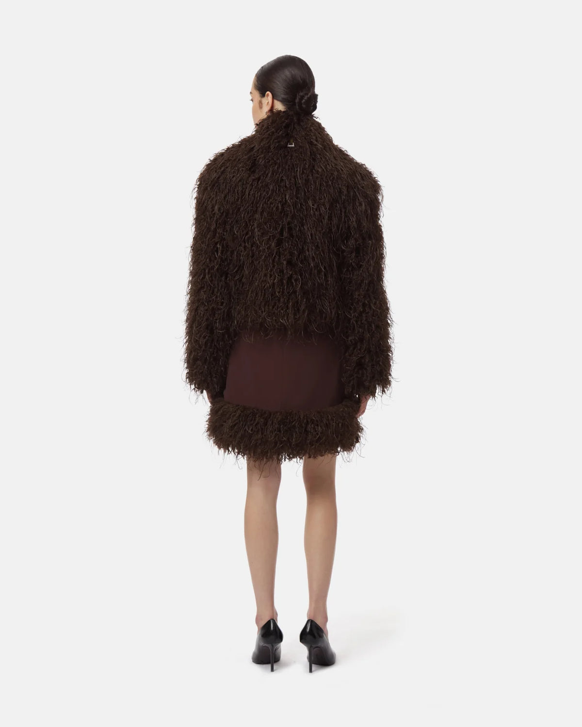 Ginette Mongolian Jacke deep brown