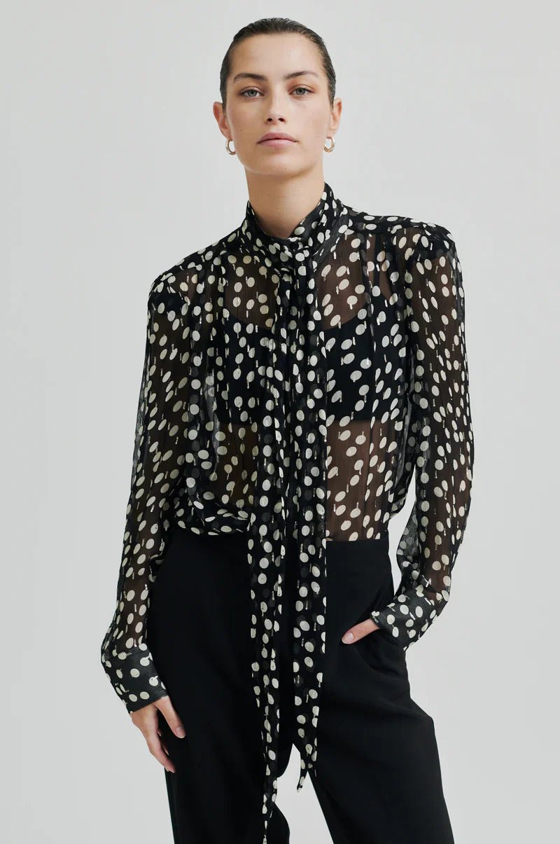 Drop Shirt black - HEY LOU STUDIO