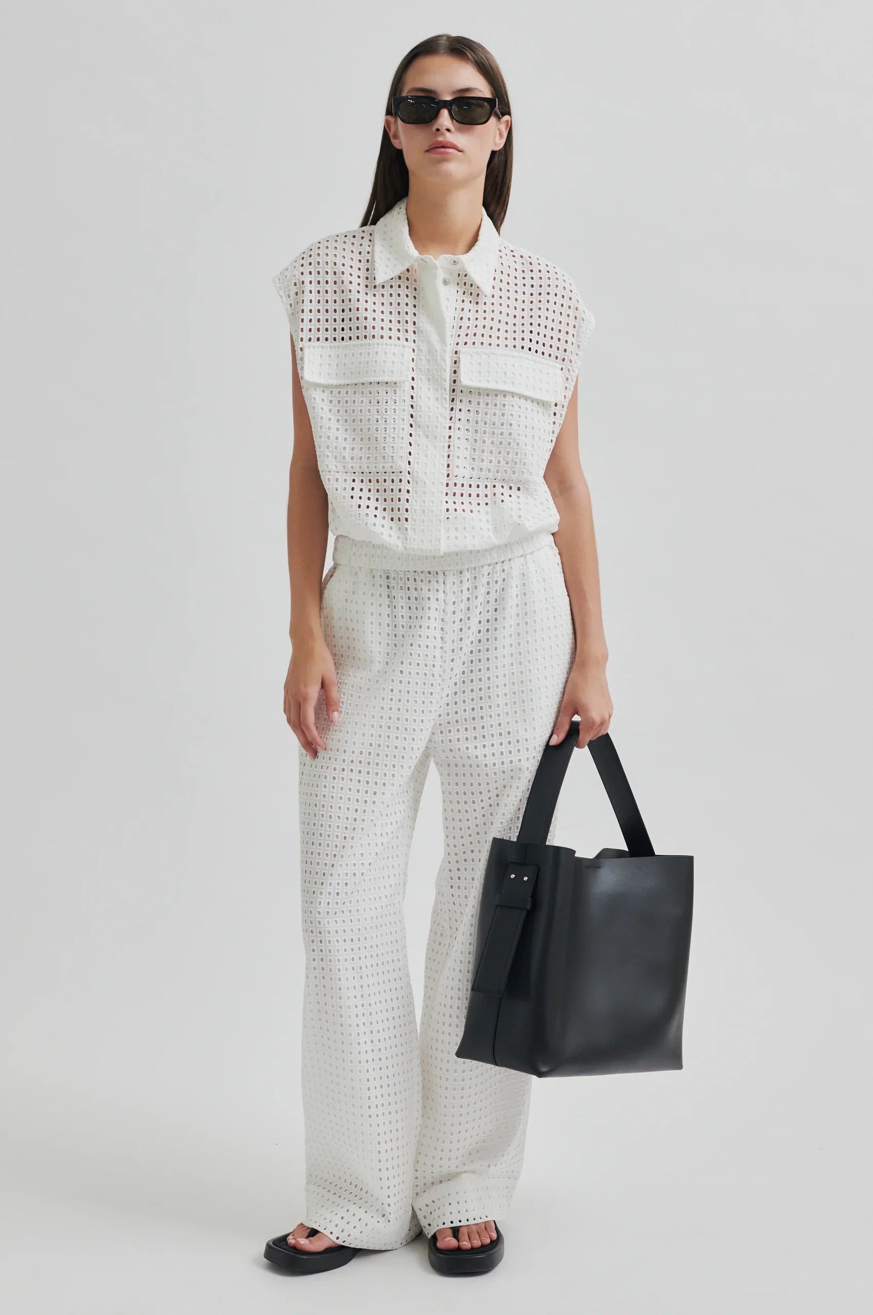 Villa Waistcoat white - HEY LOU STUDIO