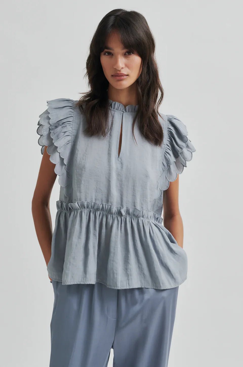Terra Frill Top - HEY LOU STUDIO