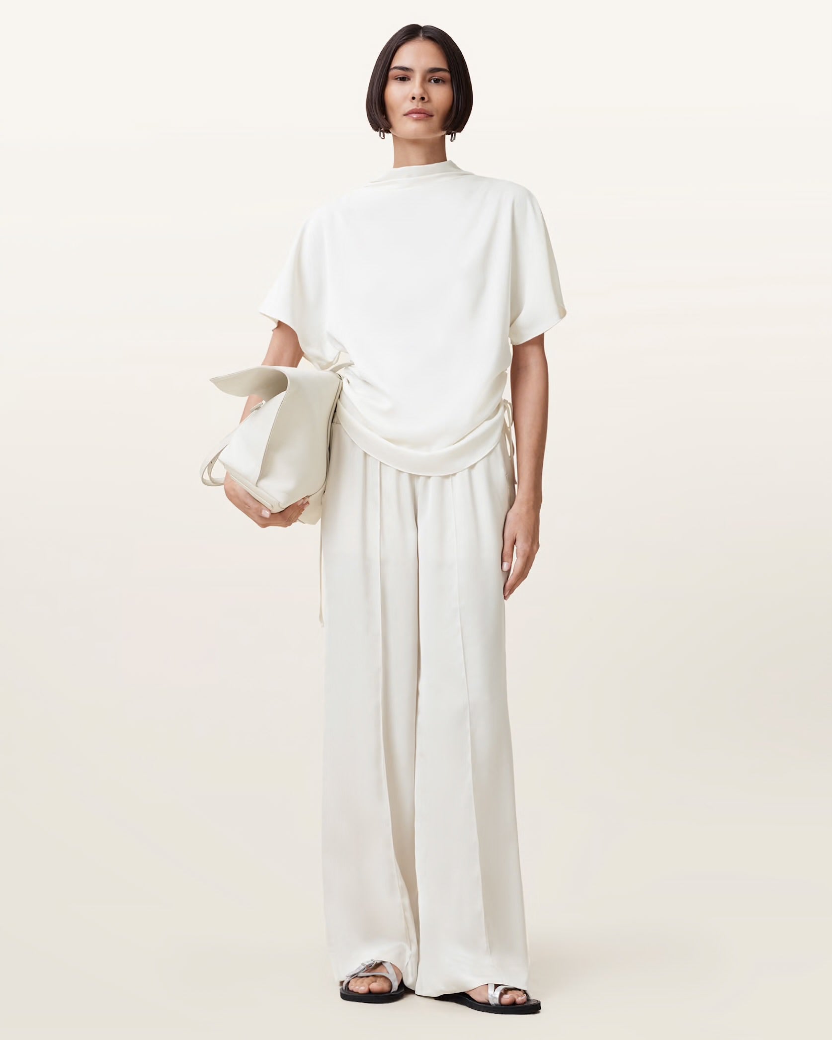 ALLSAINTS Leslie Top Antique White - HEY LOU STUDIO