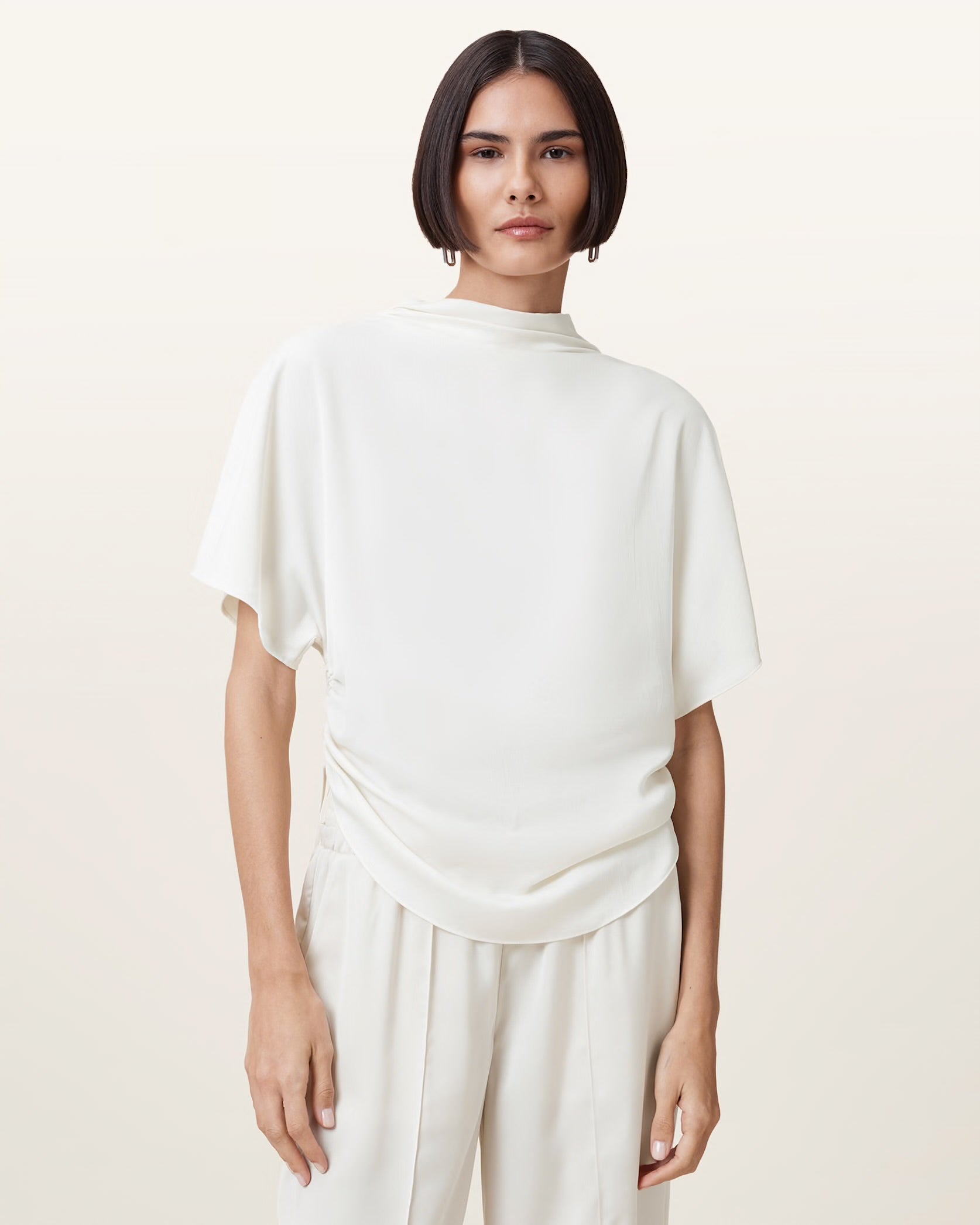 ALLSAINTS Leslie Top Antique White - HEY LOU STUDIO