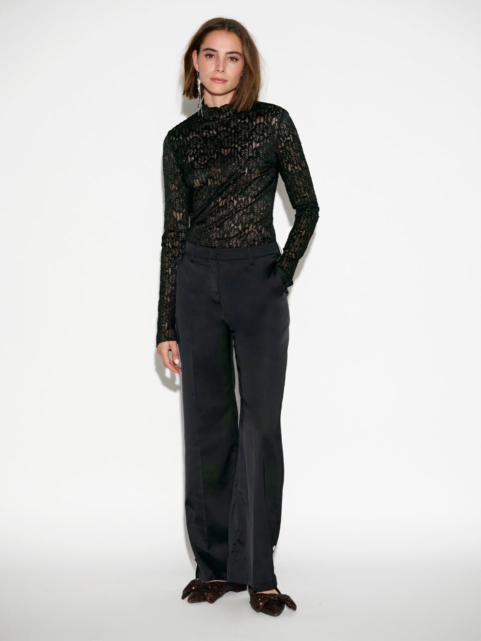 Dante6 Dunja Lace Top - HEY LOU STUDIO