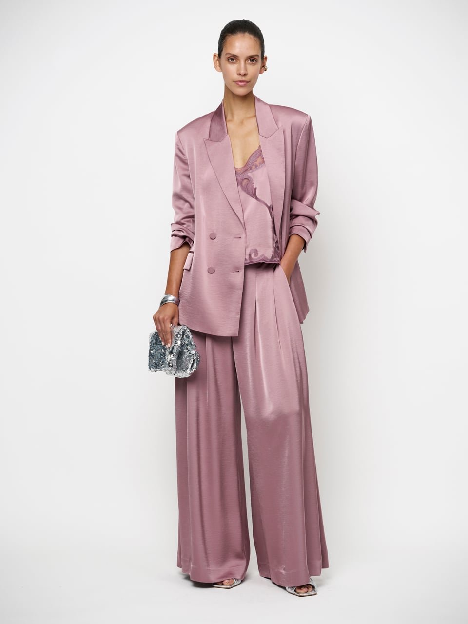 Dante6 Sevigny relaxed Satin Blazer