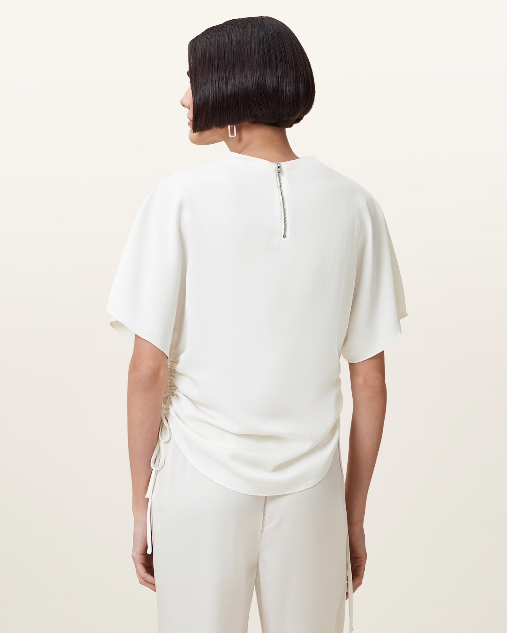 ALLSAINTS Leslie Top Antique White - HEY LOU STUDIO