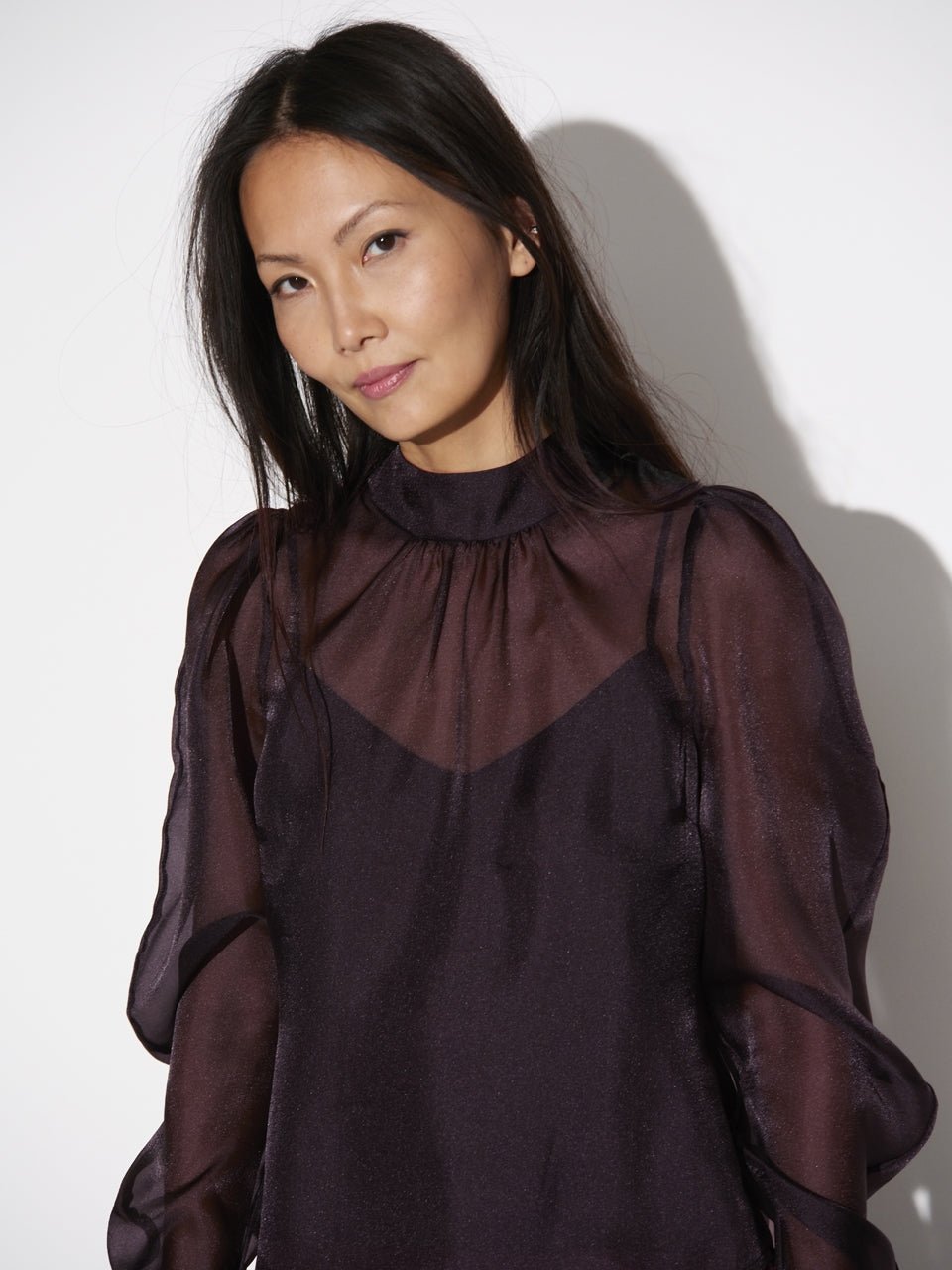 Dante6 Ocean puffy sleeve top - HEY LOU STUDIO