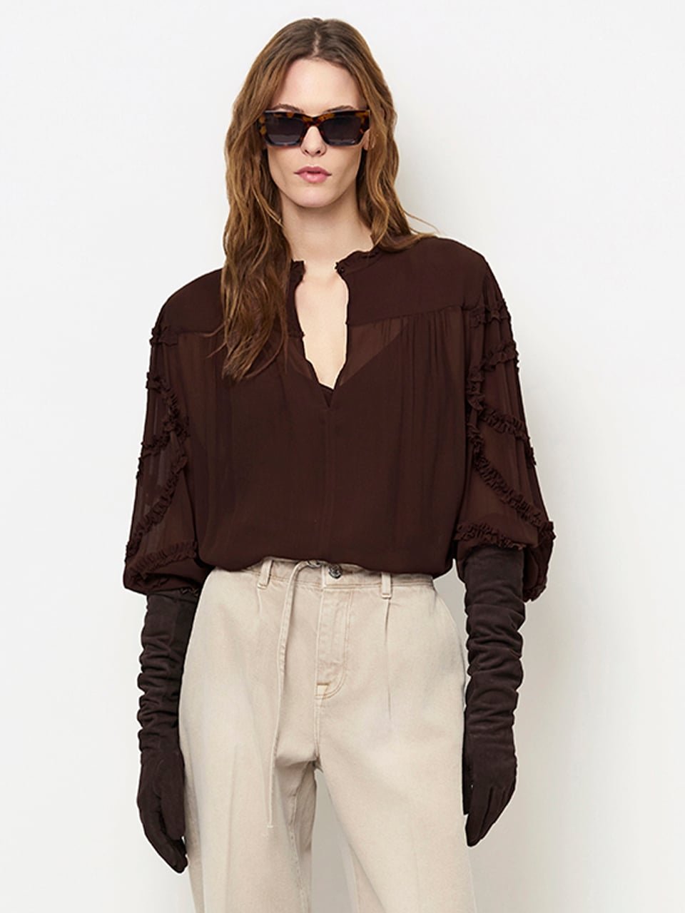 Dante6 Lara Bluse - HEY LOU STUDIO