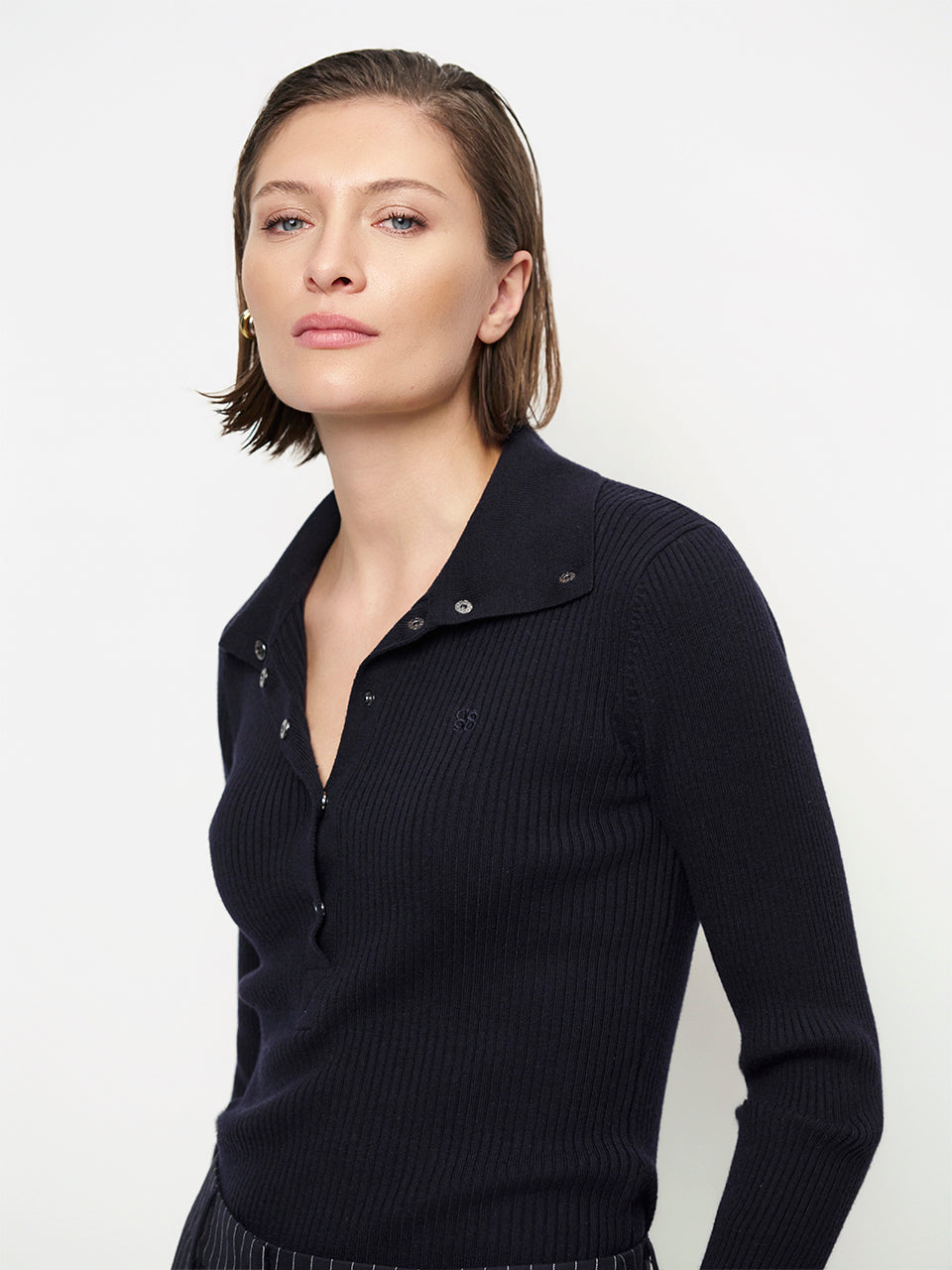 Dante6 Strick Poloshirt