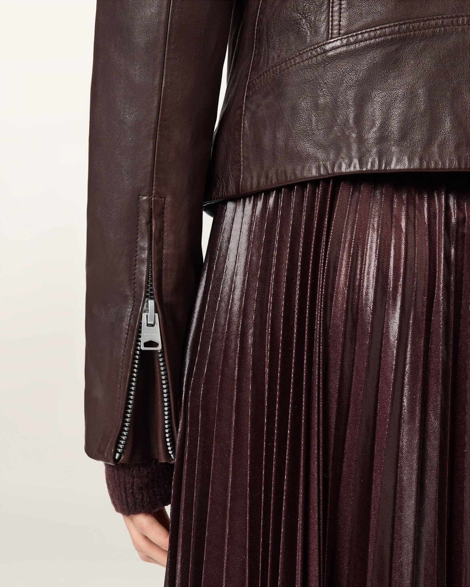 Dalby Biker oxblood red - HEY LOU STUDIO