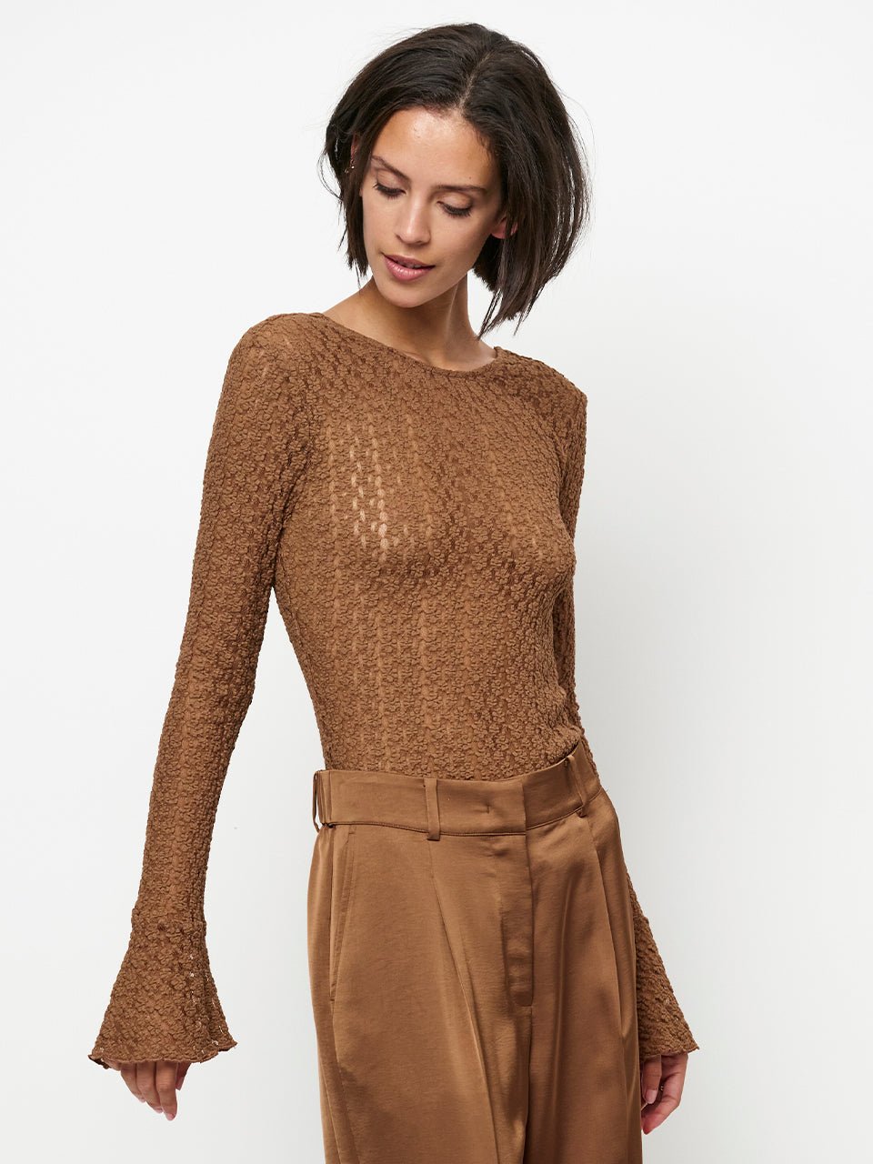 Giva lace layering top - HEY LOU STUDIO