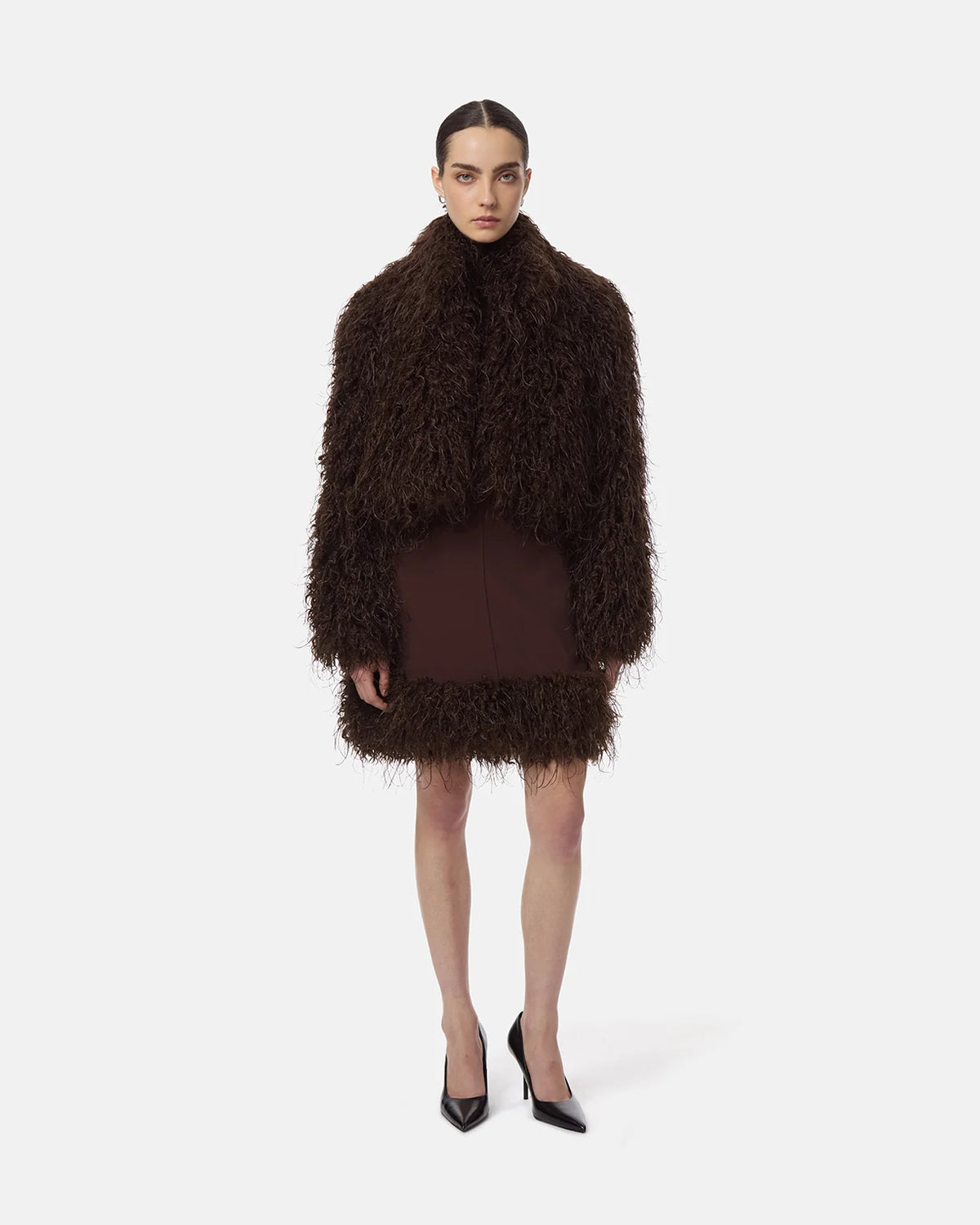 Ginette Mongolian Jacke deep brown
