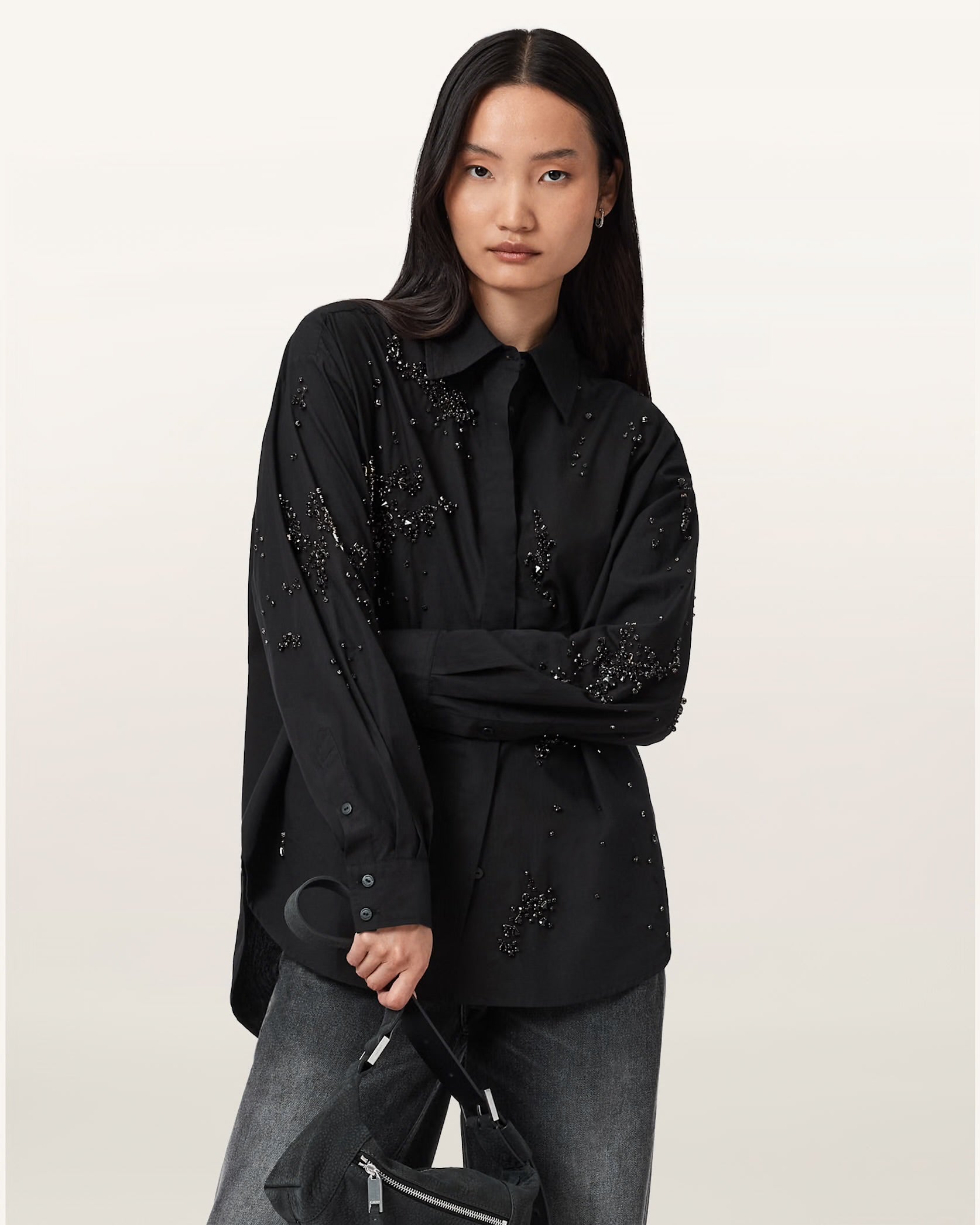 Gemi EMB Shirt - HEY LOU STUDIO