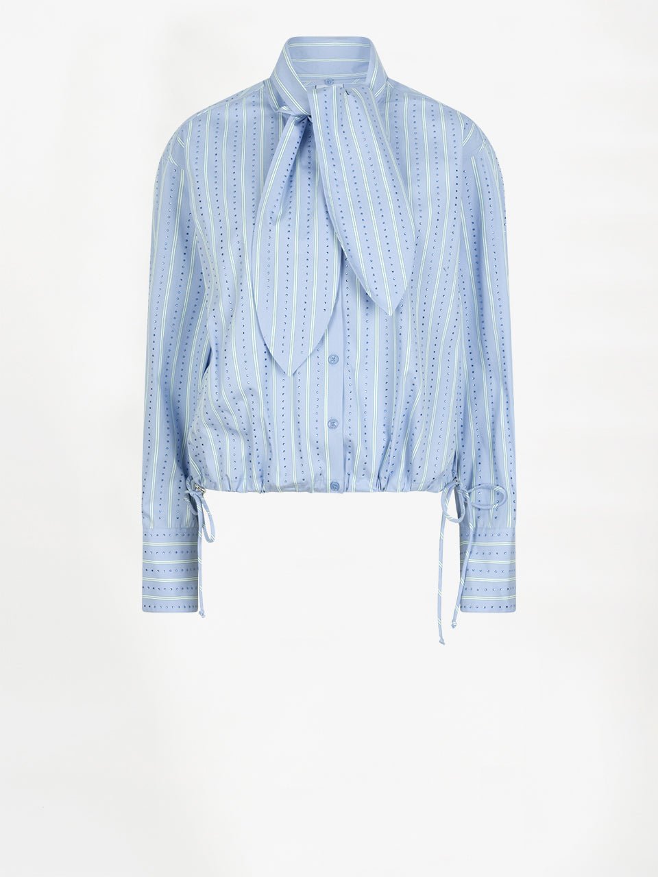 Anubi Stripe Bluse - HEY LOU STUDIO