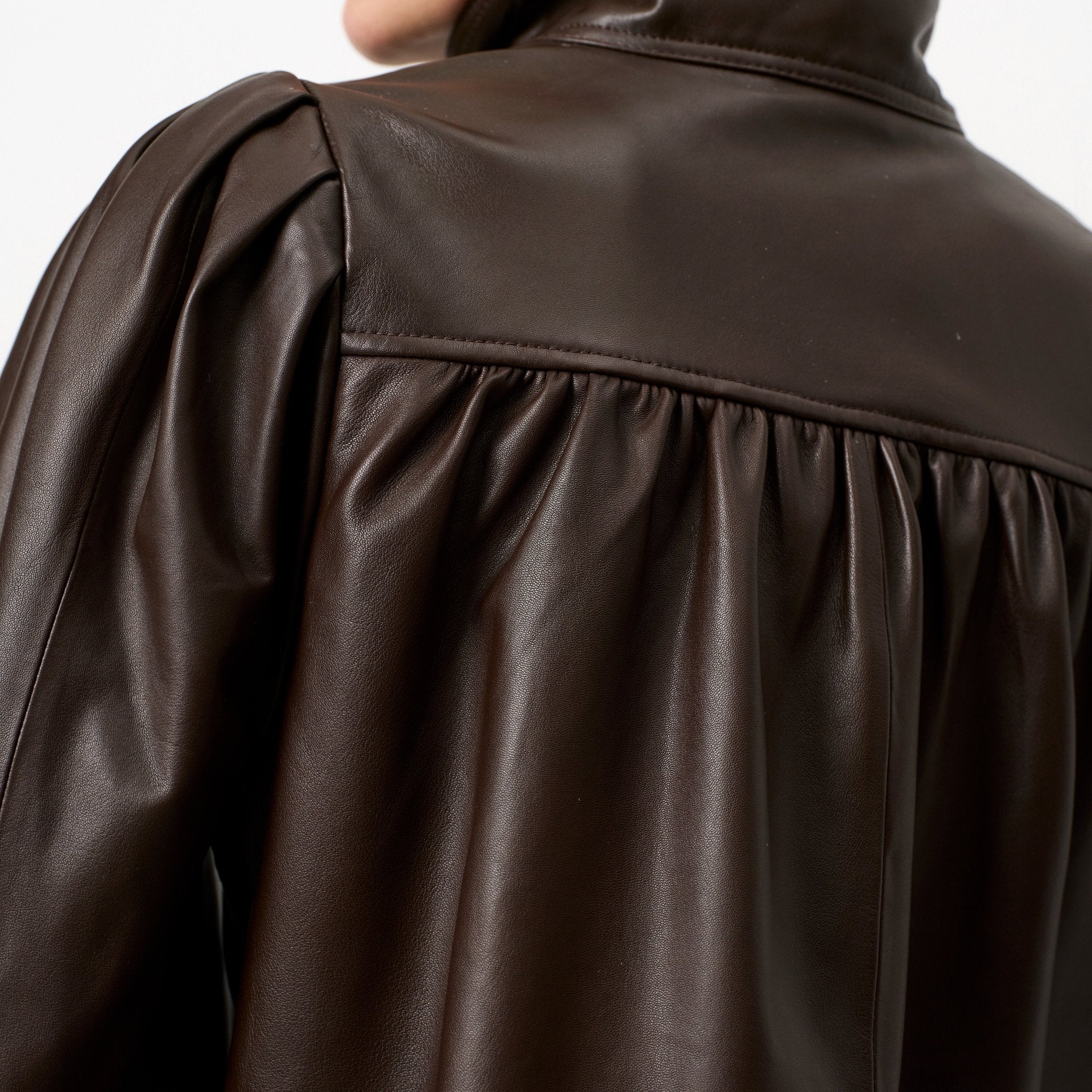 Dante6 Kyrilo cropped leather Jacket - HEY LOU STUDIO