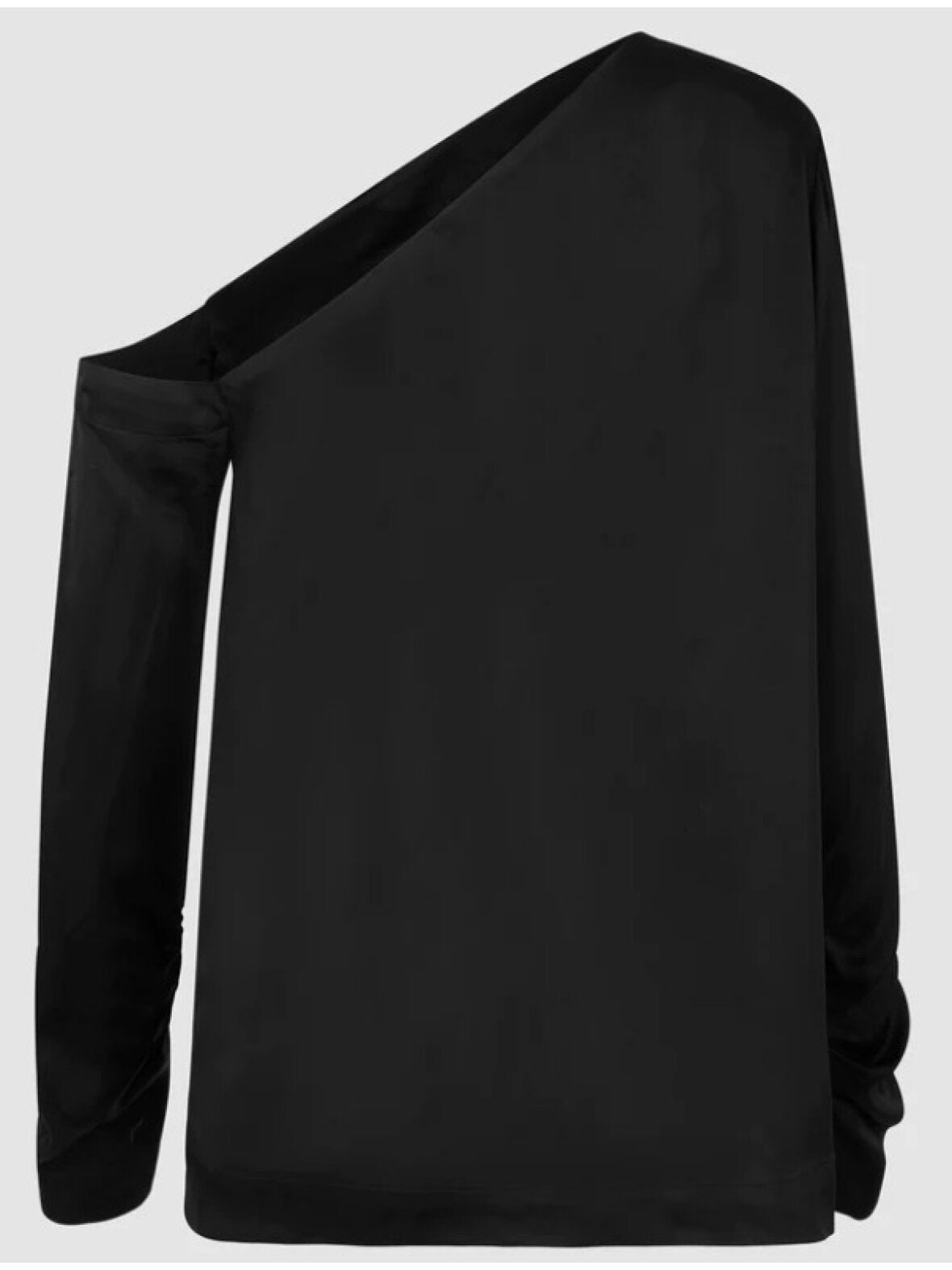 Galeries One Shoulder Blouse - HEY LOU STUDIO
