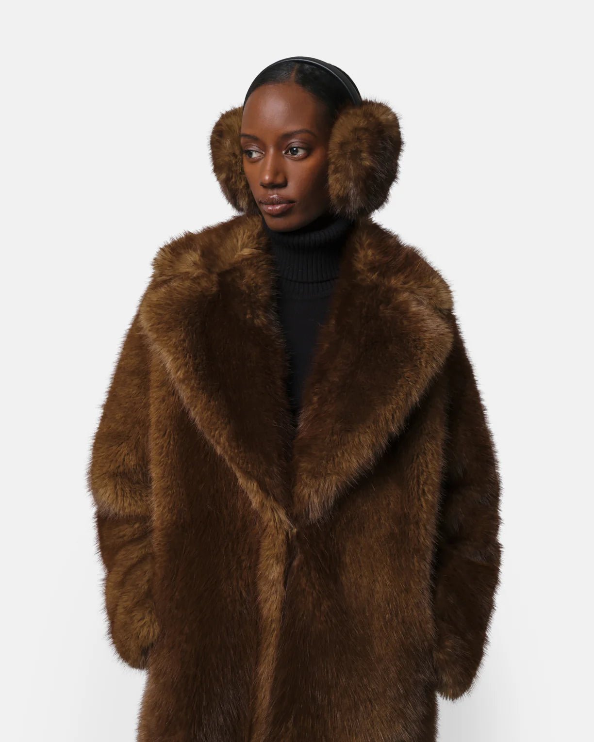 Esme Faux Mink Earmuffs - HEY LOU STUDIO