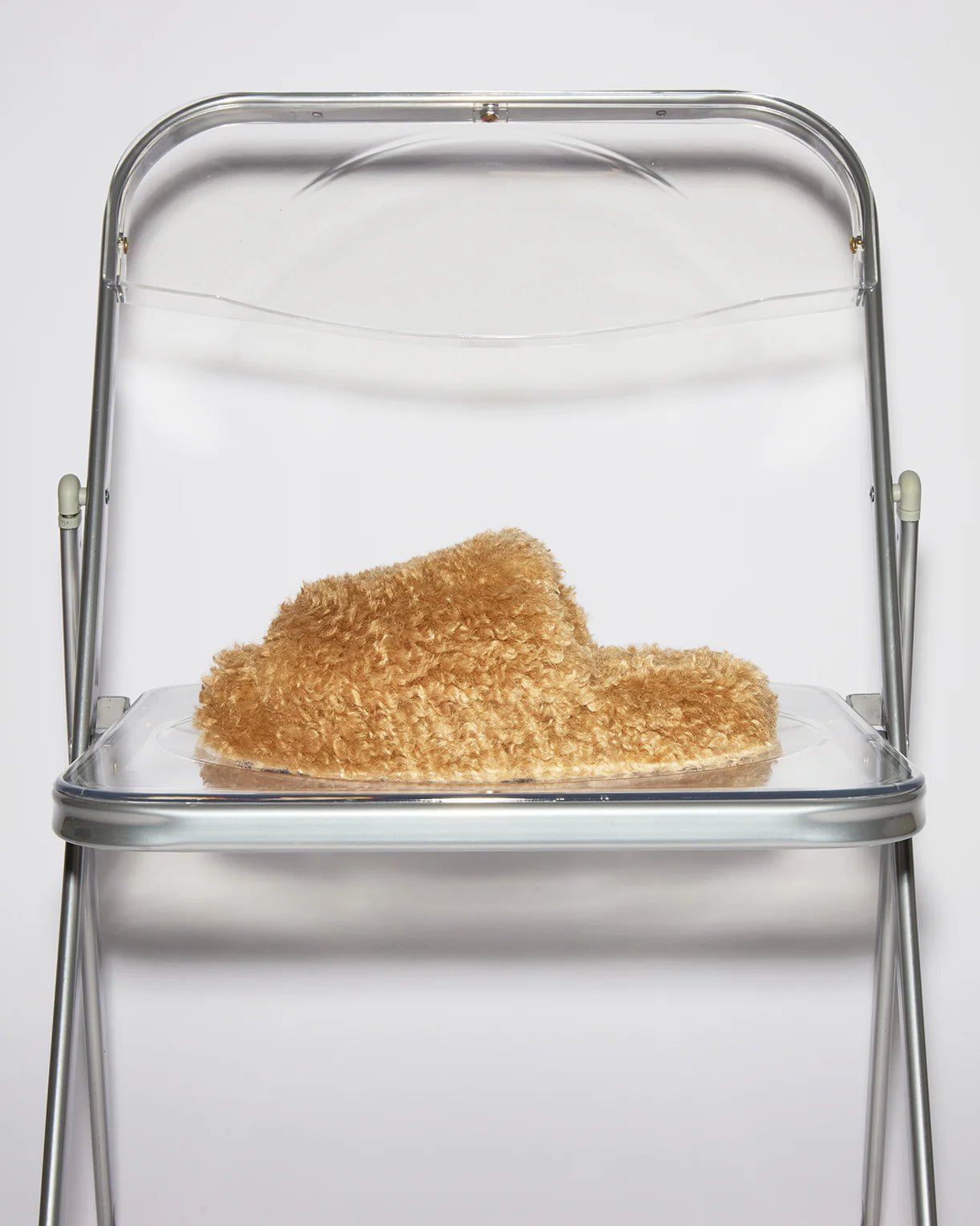 Dillon Hazelnut Bouclette Slide - HEY LOU STUDIO