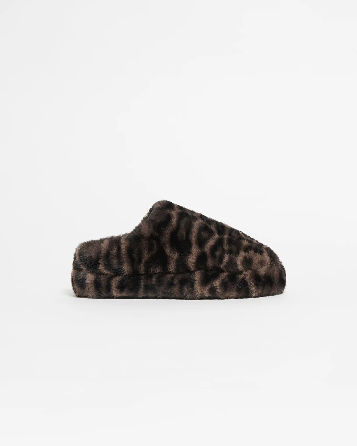 Misha Dark Leopard Slipper - HEY LOU STUDIO
