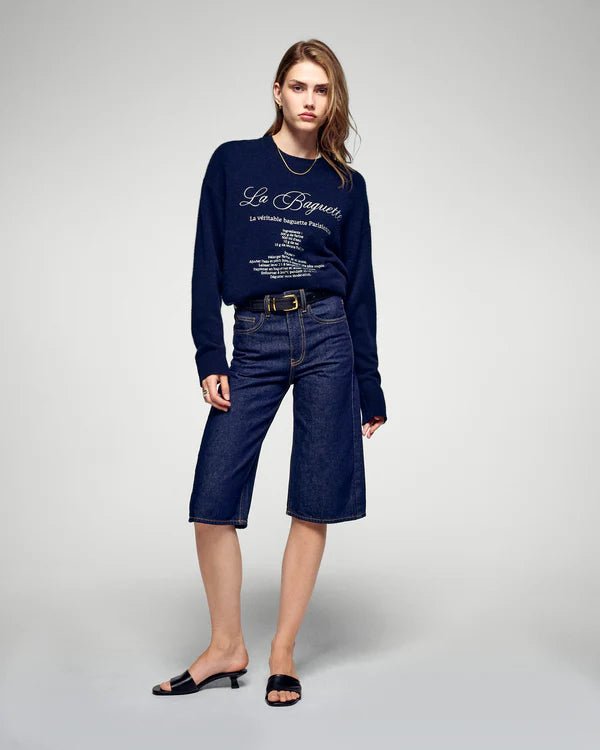 Pullover Rundhals La Baguette - HEY LOU STUDIO