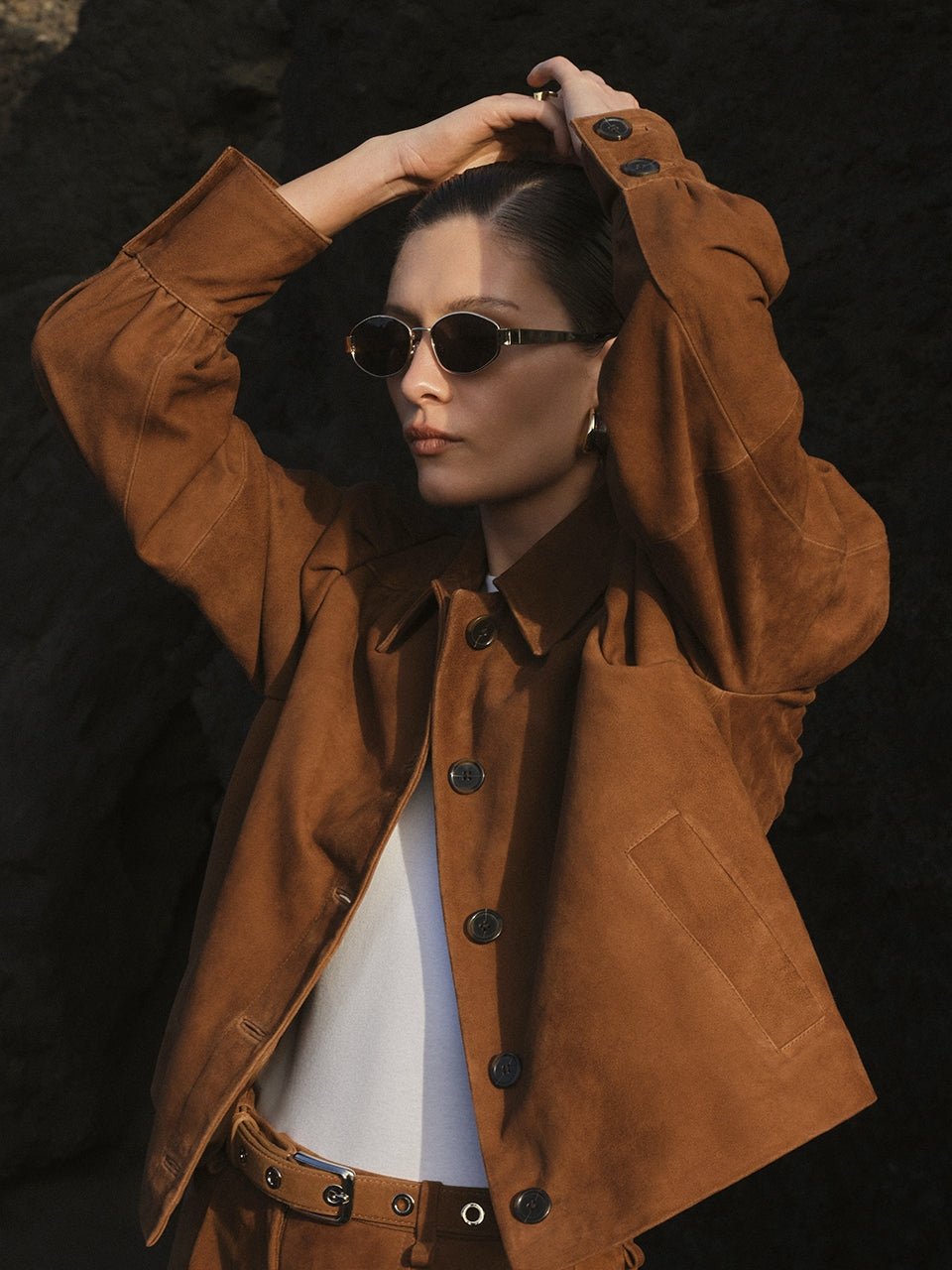 Micaiah Wildlederjacke - HEY LOU STUDIO