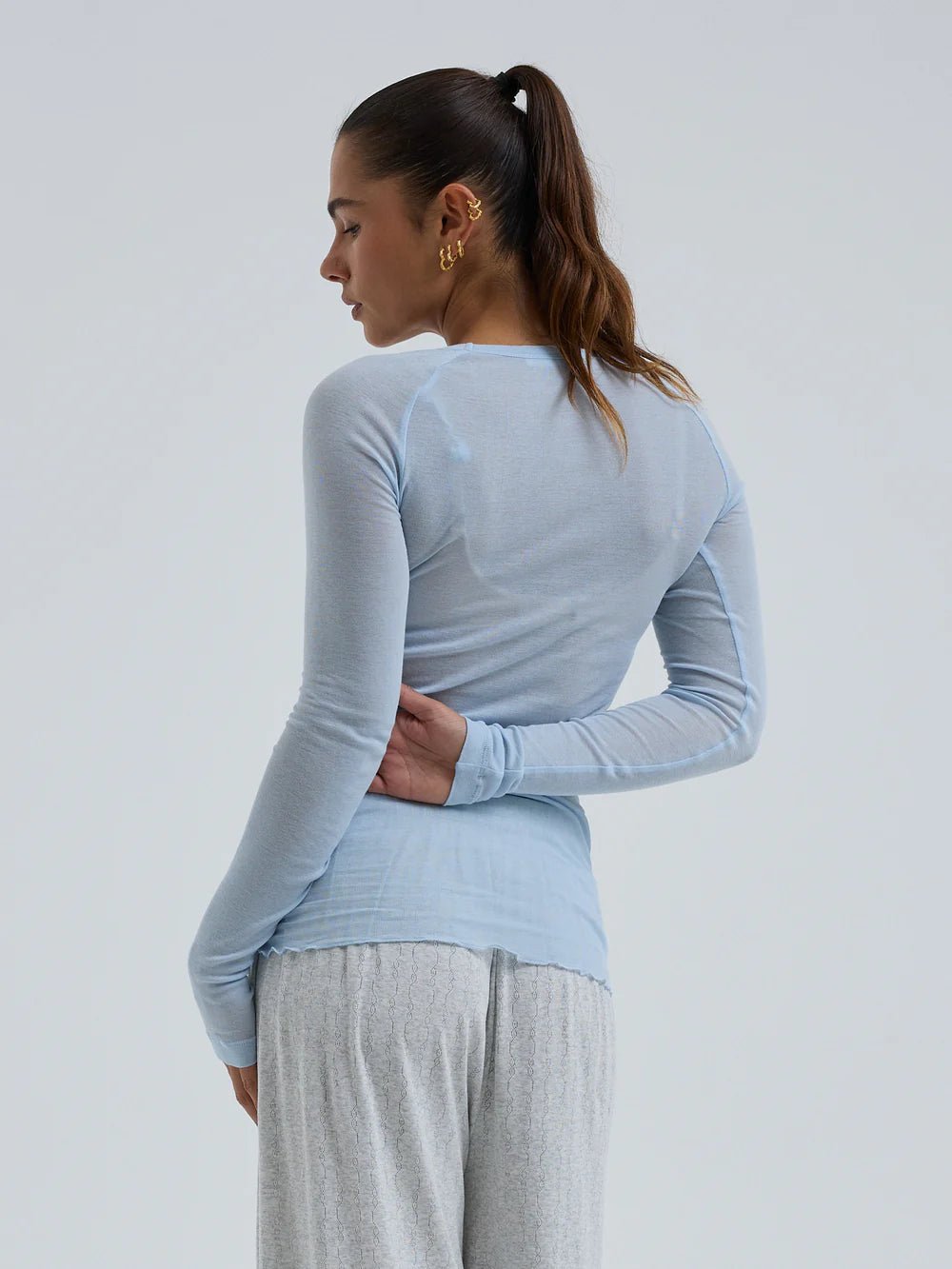 Cotton Elvira Longsleeve - HEY LOU STUDIO