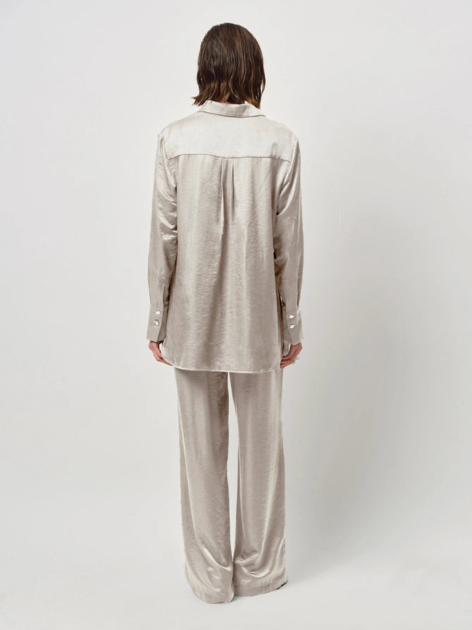 Joni belted oversized shirt