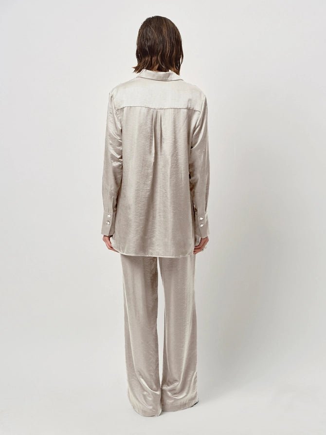 Joni belted oversized shirt - HEY LOU STUDIO