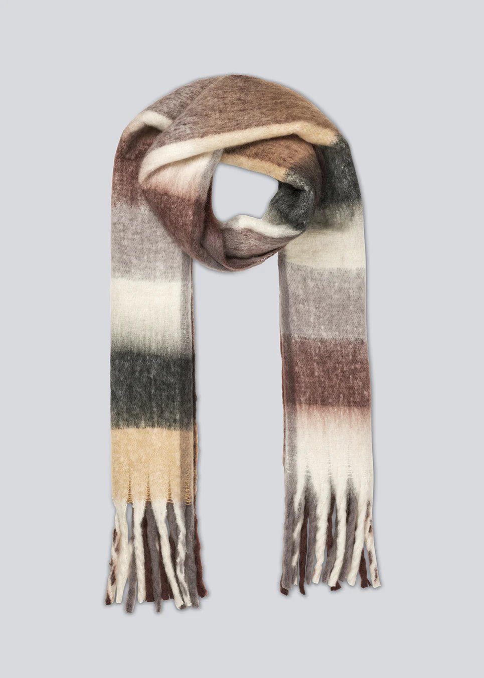 ArisMD check scarf - HEY LOU STUDIO