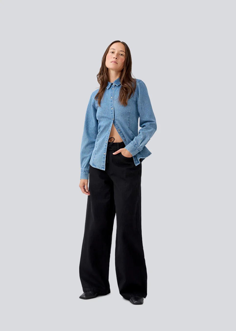 IsoldeMD solid pants - HEY LOU STUDIO