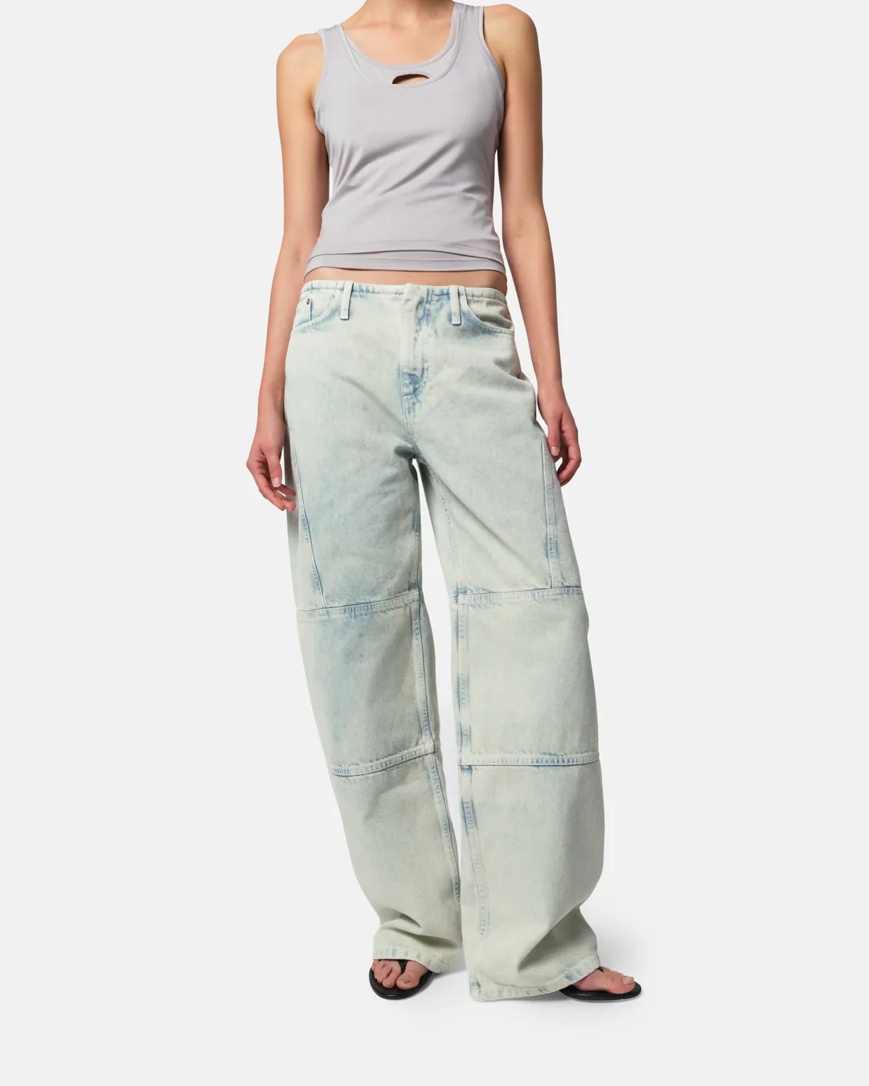 WYATT BARREL JEANS - HEY LOU STUDIO